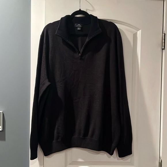346 Brooks Brothers Extra Fine Italian Merino Wool Men’s Quarter Zip - Picture 1 of 3